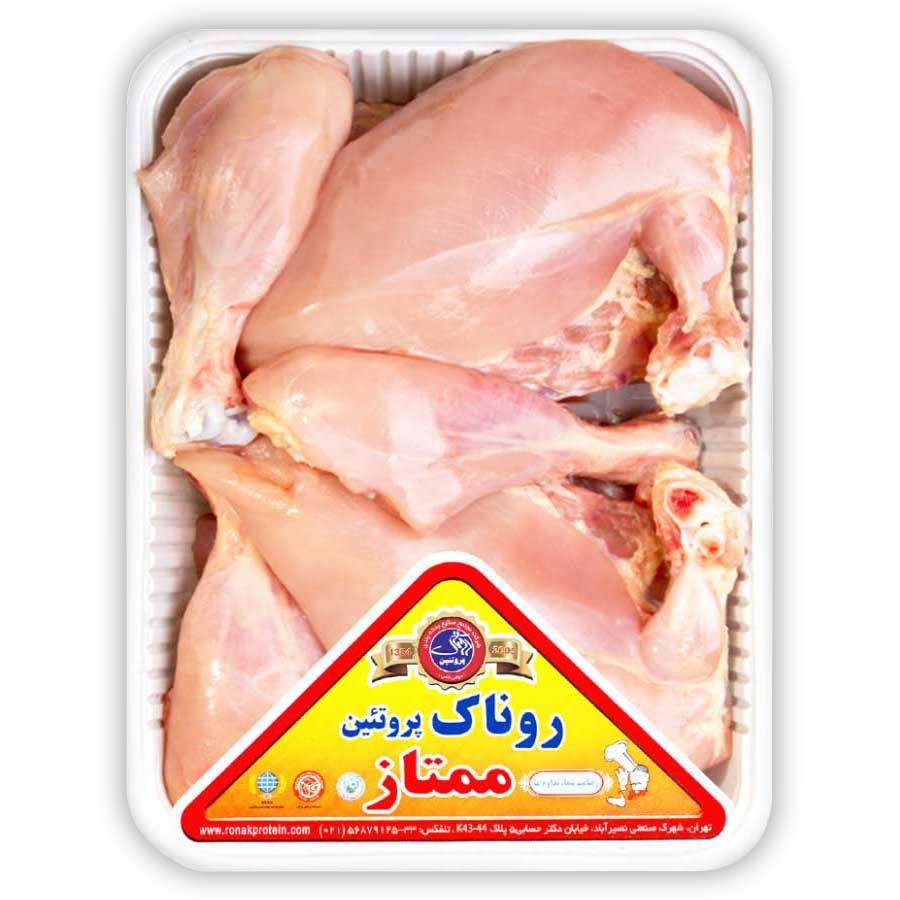 مرغ خرد شده بدون پوست ۱۸۰۰ گرم کشتار روز